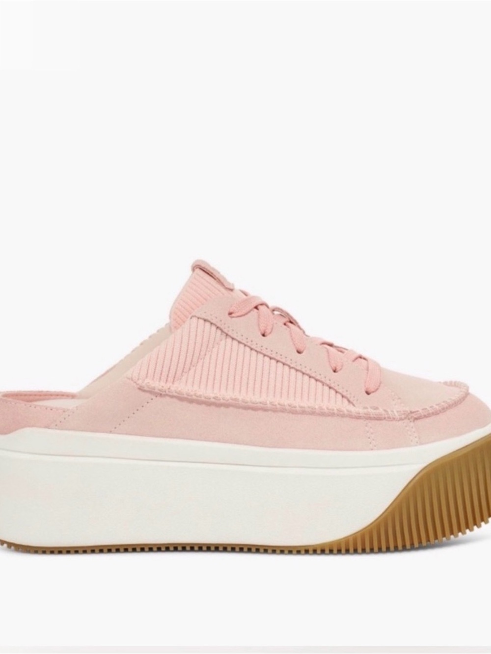 UGG Teacup Women’s Pink Platform Slip-On Sneakers